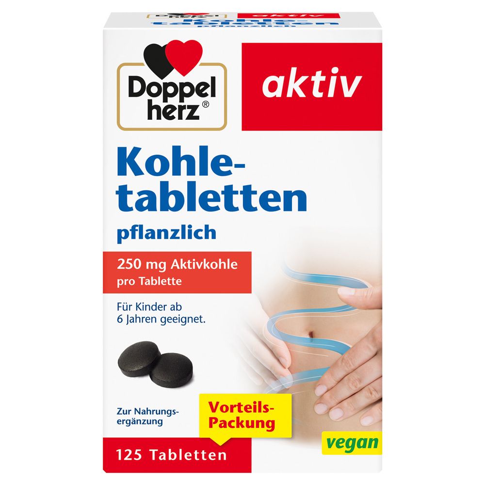Doppelherz Kohletabletten 125 St Tabletten