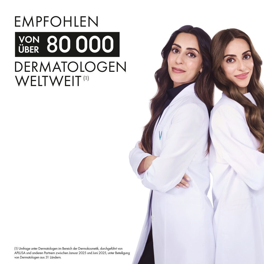 Über 80.000 Dermatologen weltweit empfehlen Vichy Mineral 89.