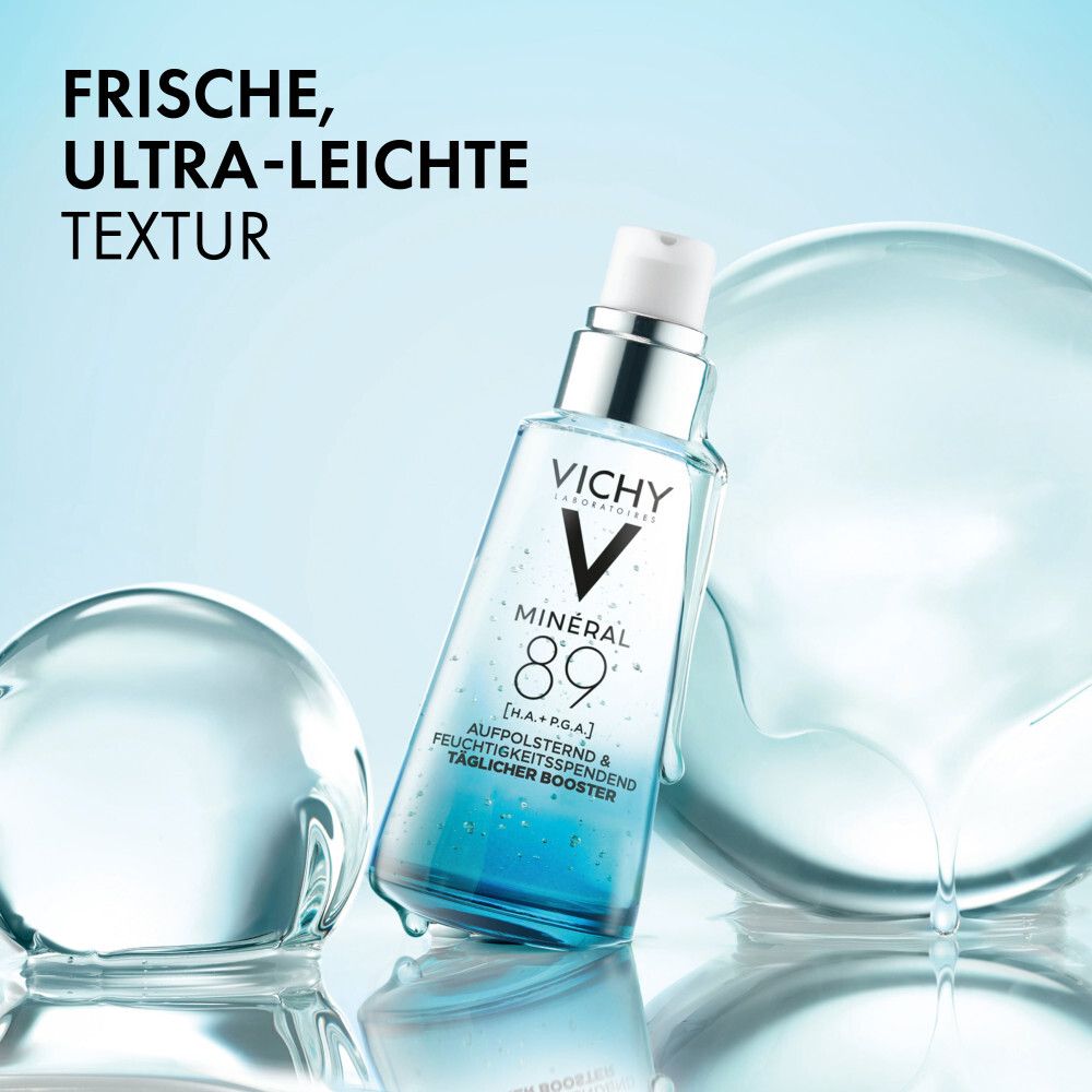 Vichy Mineral 89 Booster mit frischer, ultra-leichter Textur.