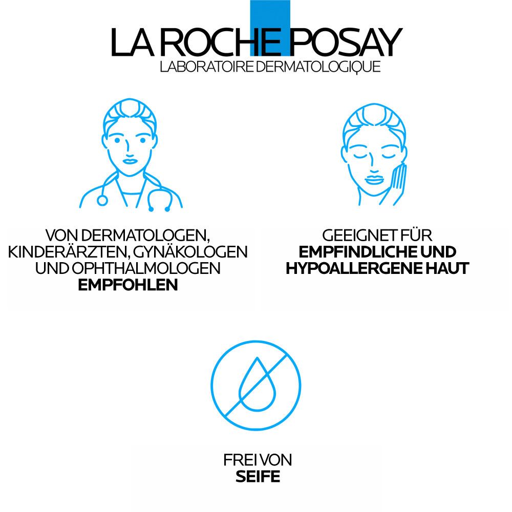 La Roche Posay Lipikar Gel Lavant Nachfüllpack 400ml hautberuhigendes, sanftes Duschgel für trockene, empfindliche Haut mit Niacinamid