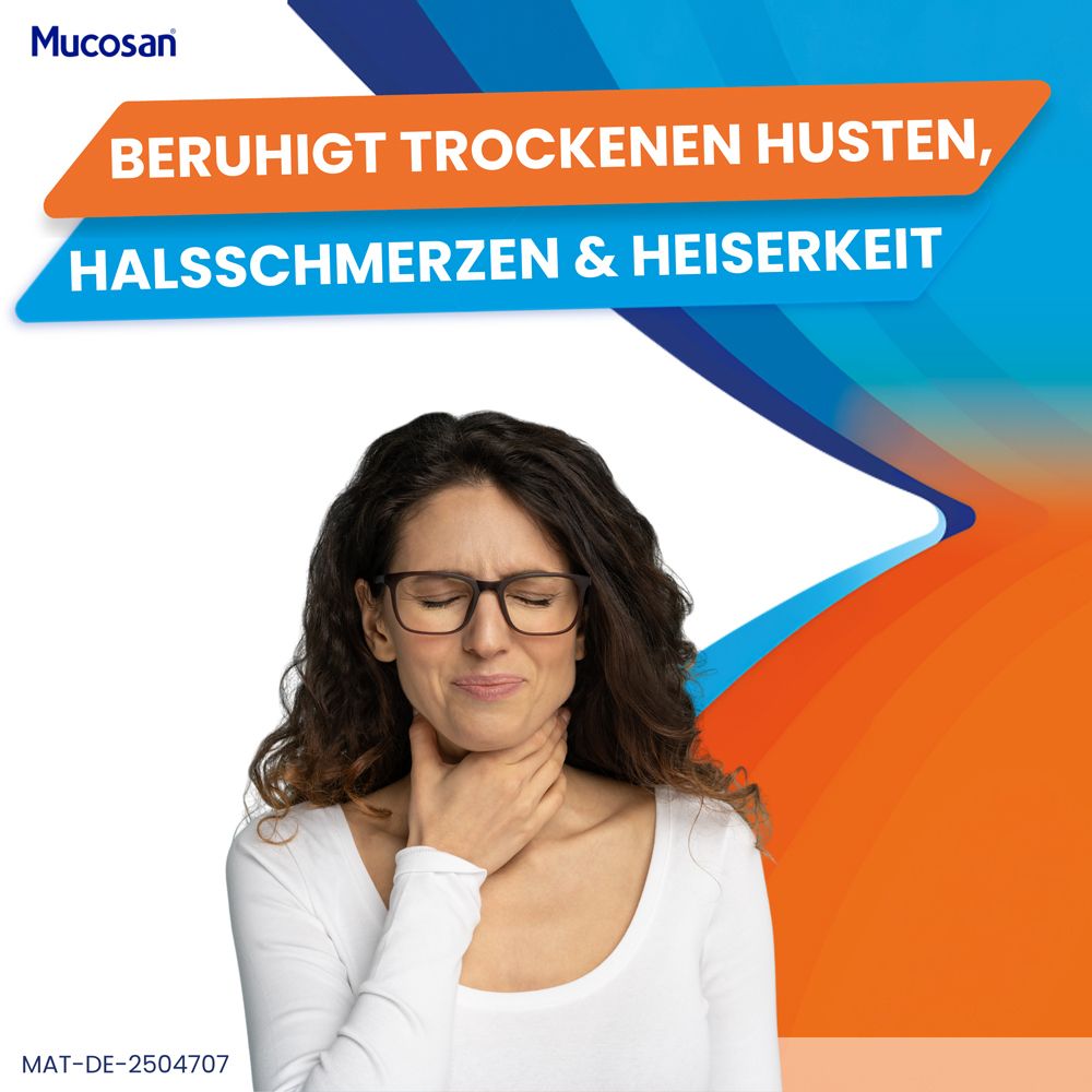 Mucosan® Lutschtabletten - Lindern Hustenrei
