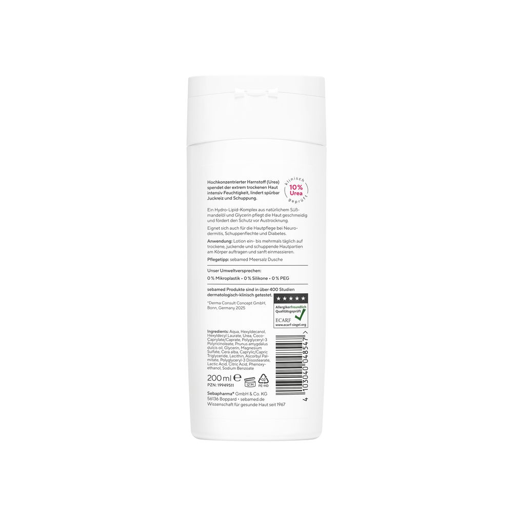 sebamed® Akut Lotion parfümfrei Urea 10%