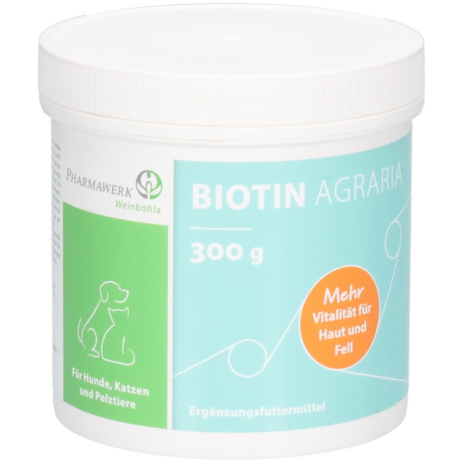 Biotin Agraria Erg.Futterm.f.Hu./Kat./Pelzt./Pfe. 300 g Pulver