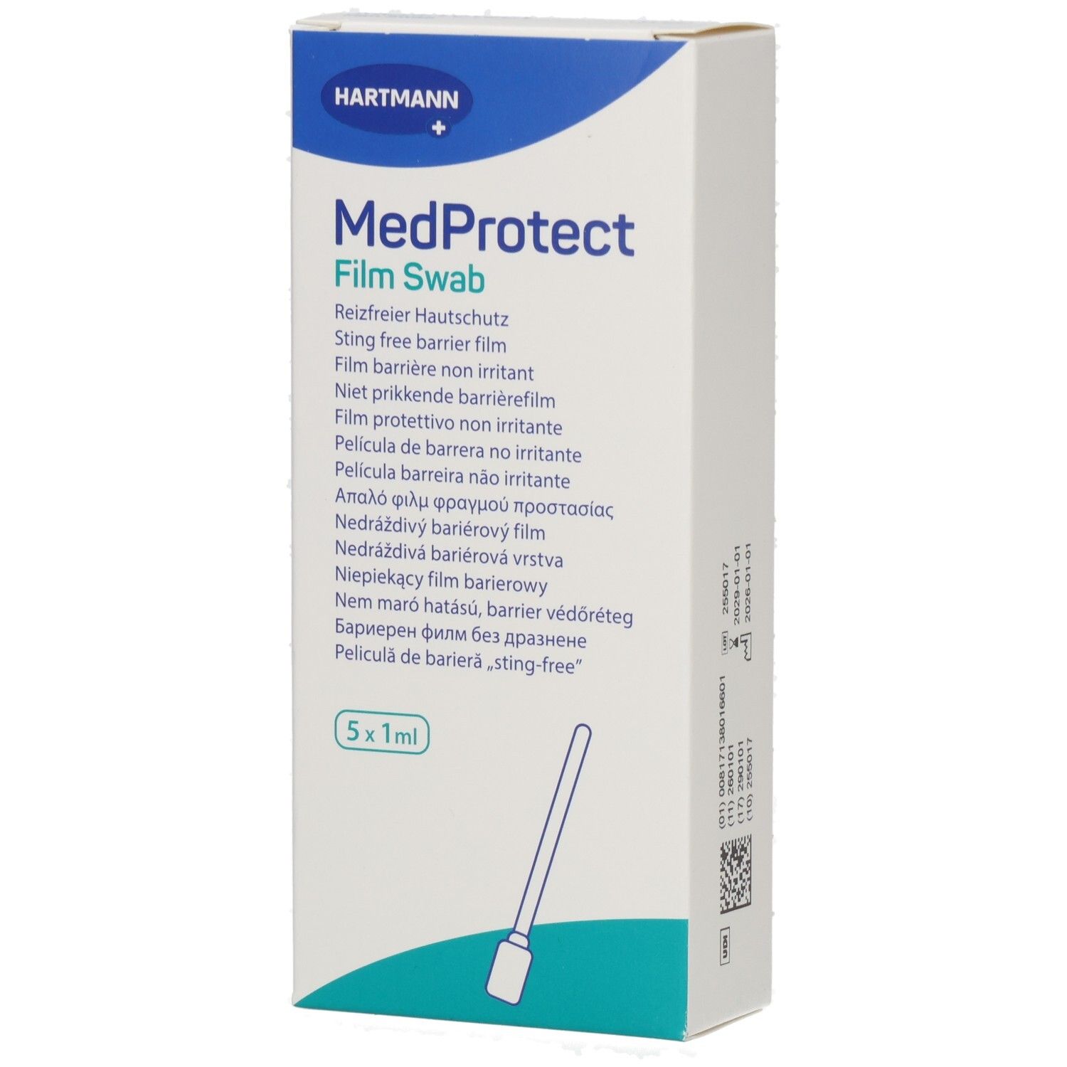 Hartmann MedProtect Film Swab Lösung 5x1 ml