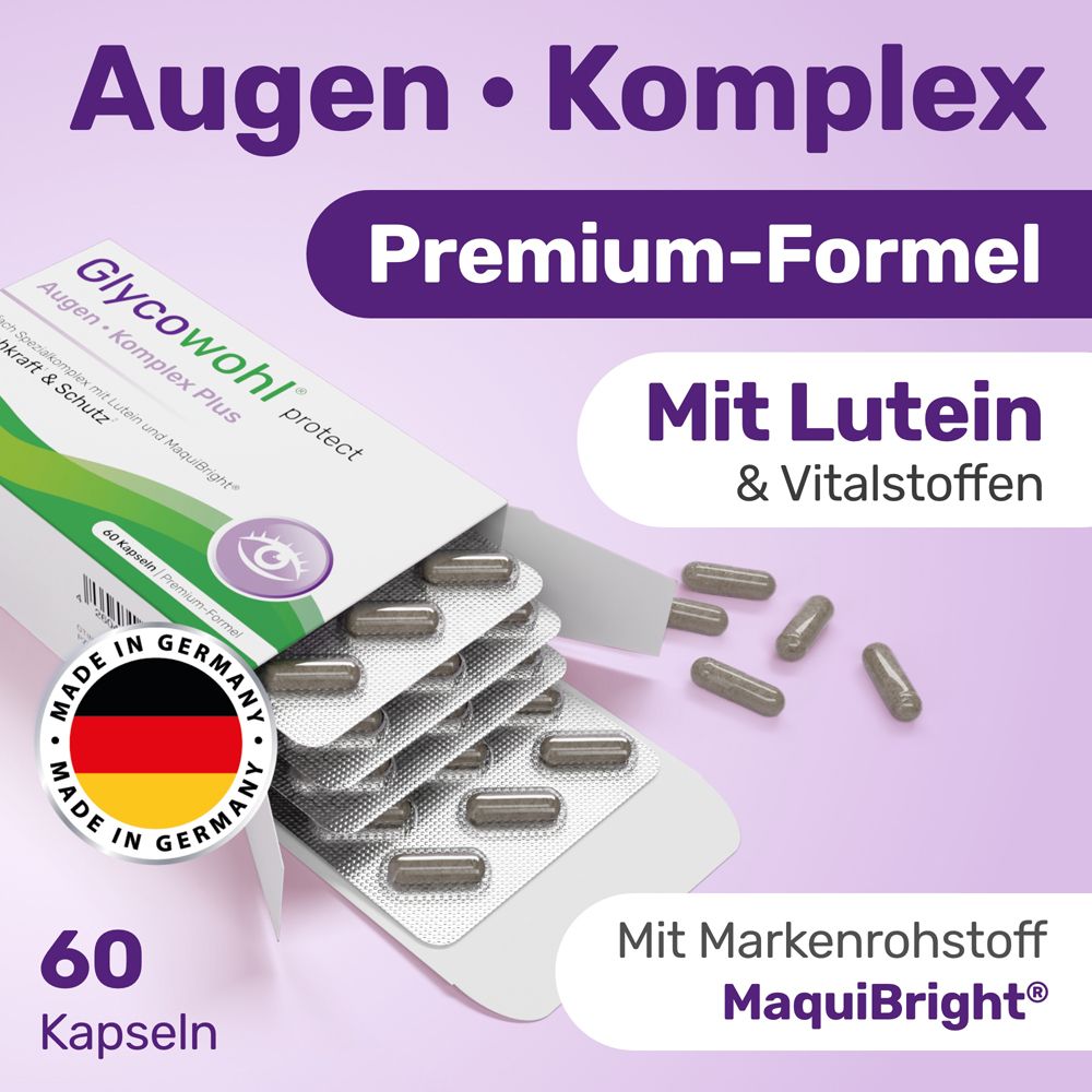 GLYCOWOHL Augenkomplex mit Lutein & Vitamin A + E