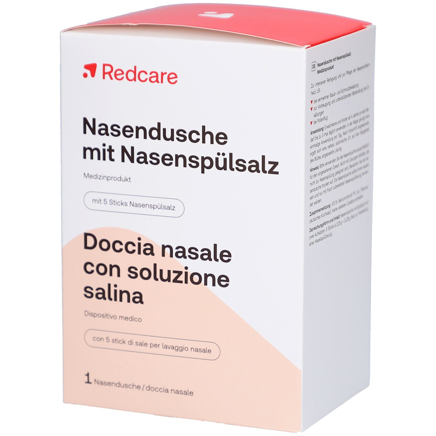 Redcare Nasendusche mit Nasenspülsalz