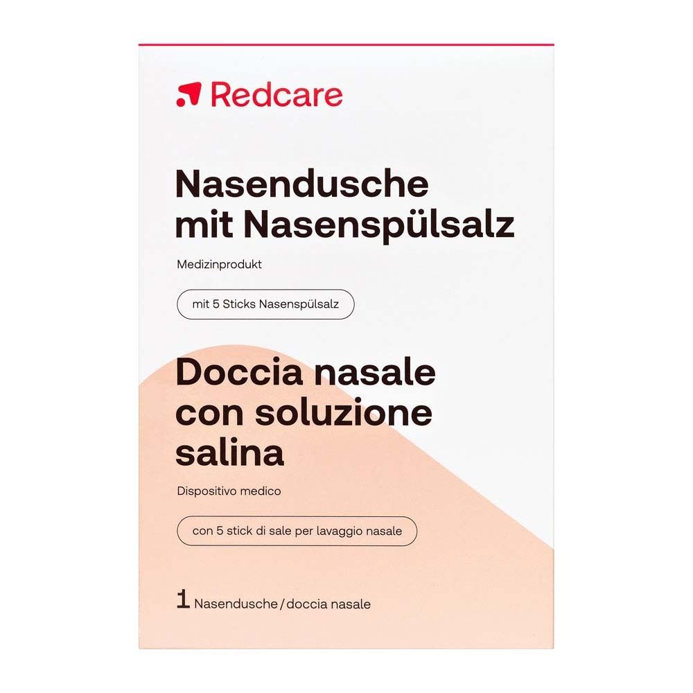 Redcare Nasendusche mit Nasenspülsalz