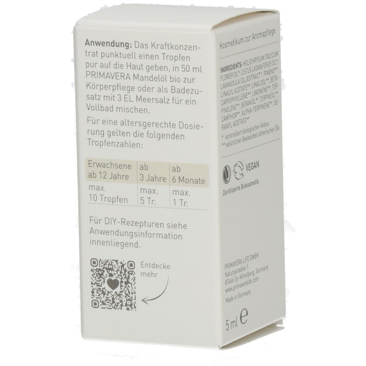 PRIMAVERA® Erste Hilfe Kraftkonzentrat bio