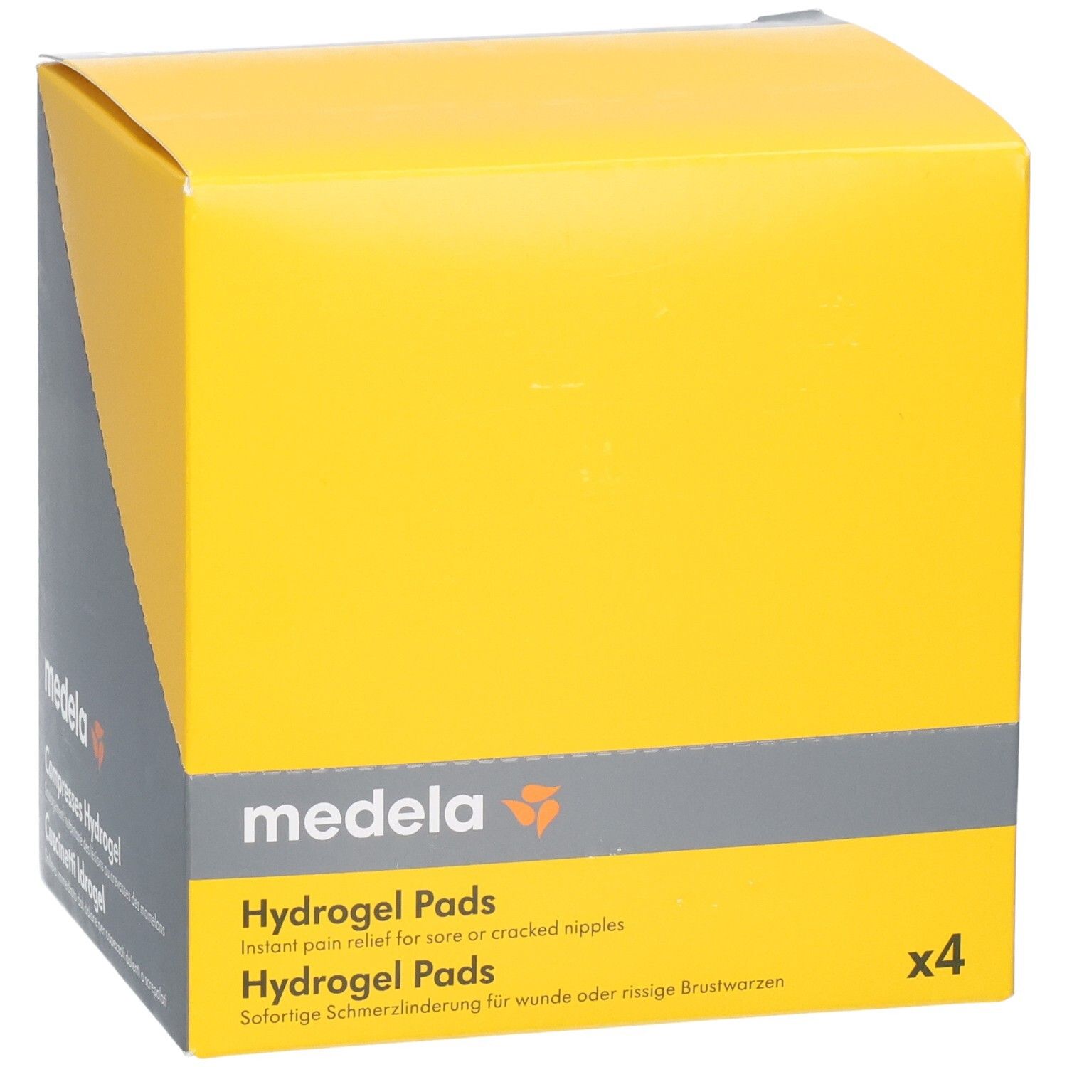 Medela Hydrogel Pads Packung, 4 Stück. Gel-Pads zur Linderung von wunden Brustwarzen.