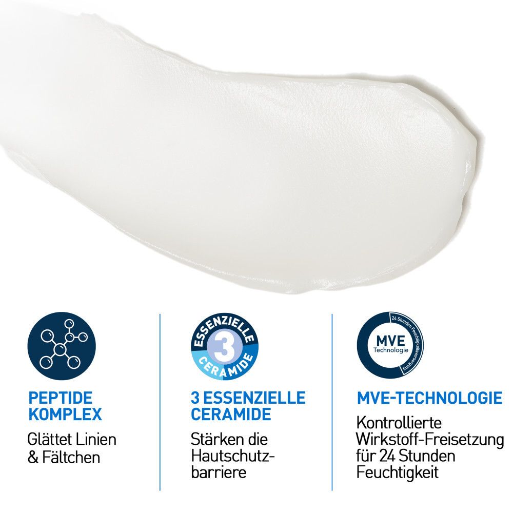 CeraVe Skin Renewing Peptid Creme Aufpolsternde Anti-Aging-Creme für eine aufgepolstertere Haut