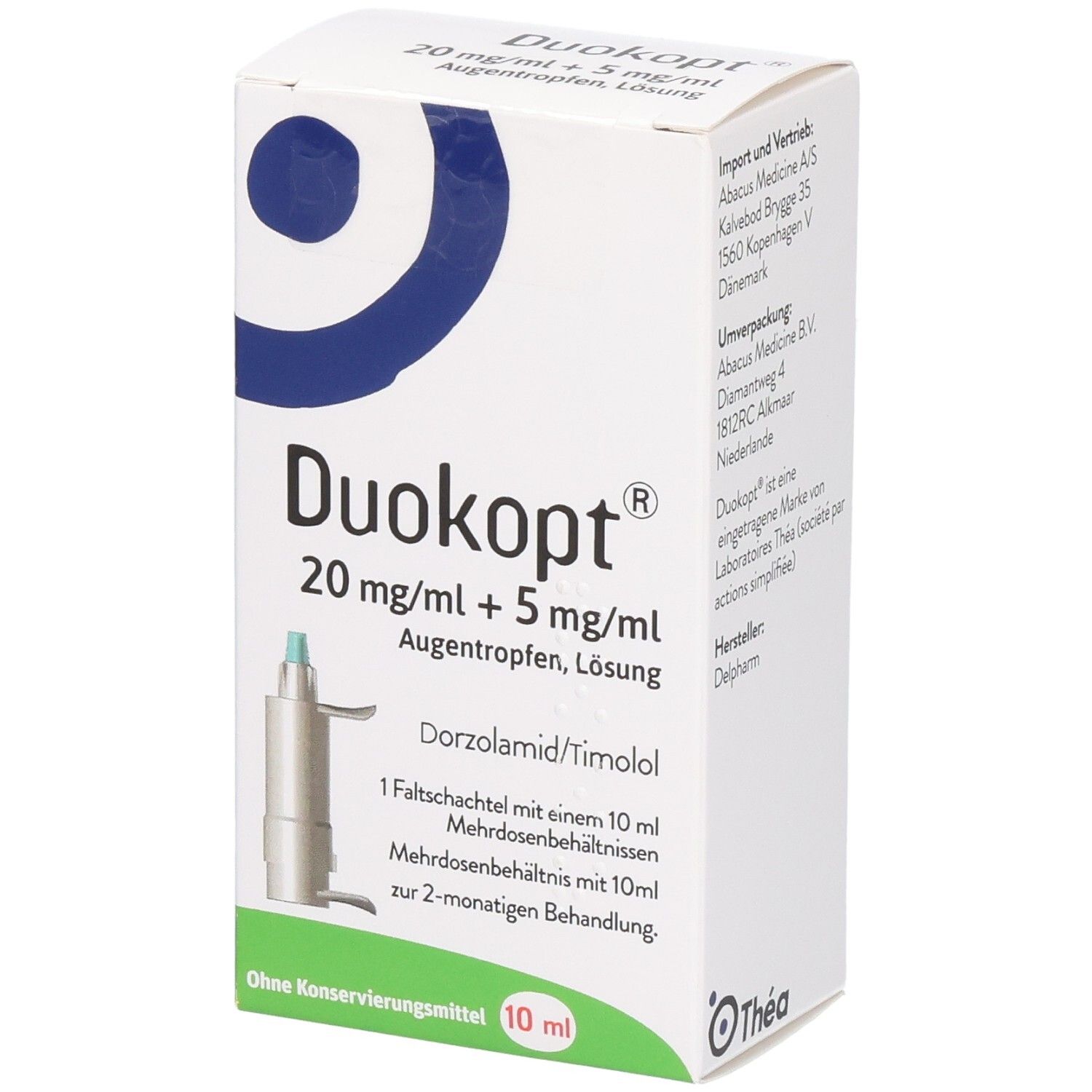 DUOKOPT 20 mg/ml + 5 mg/ml Augentropfen