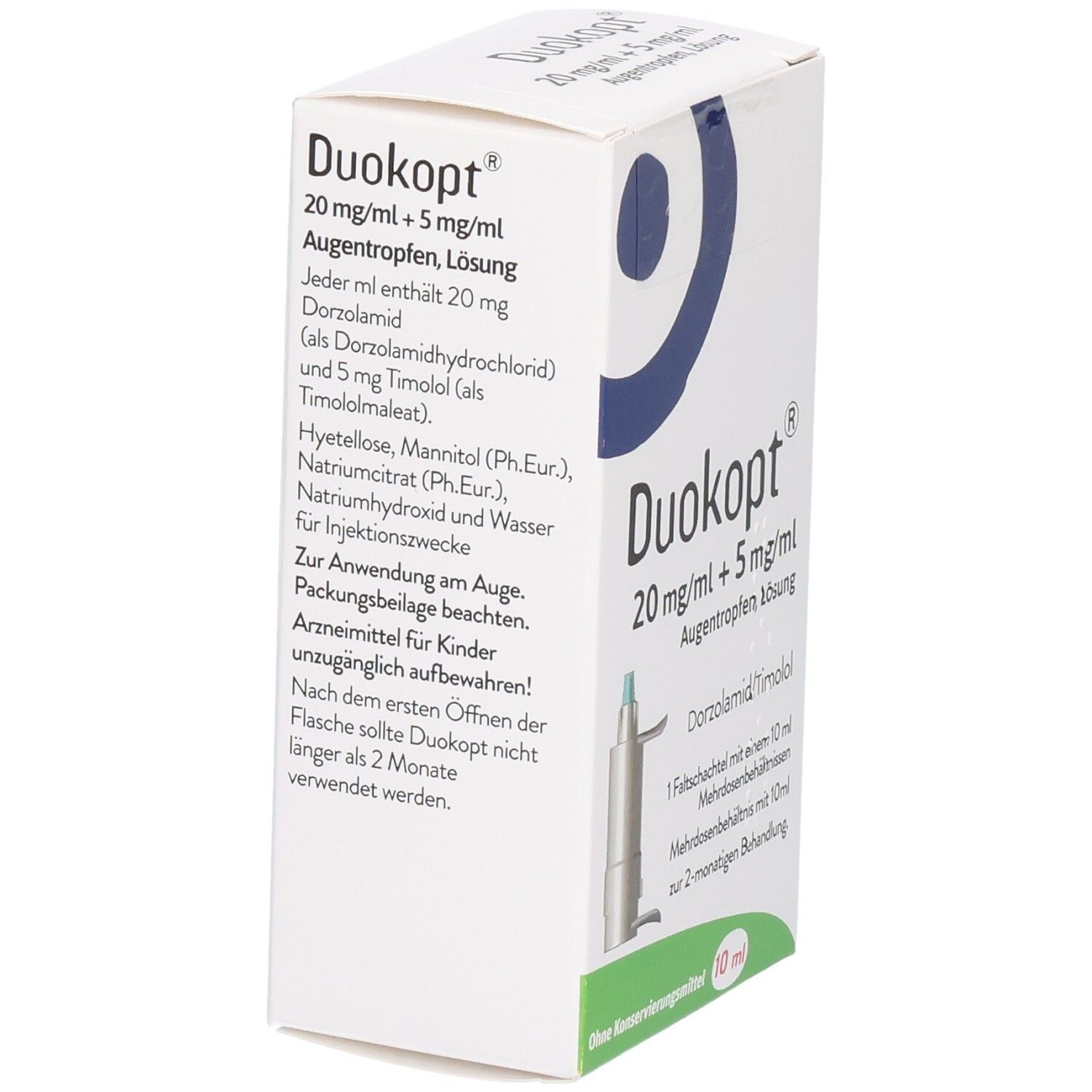 DUOKOPT 20 mg/ml + 5 mg/ml Augentropfen