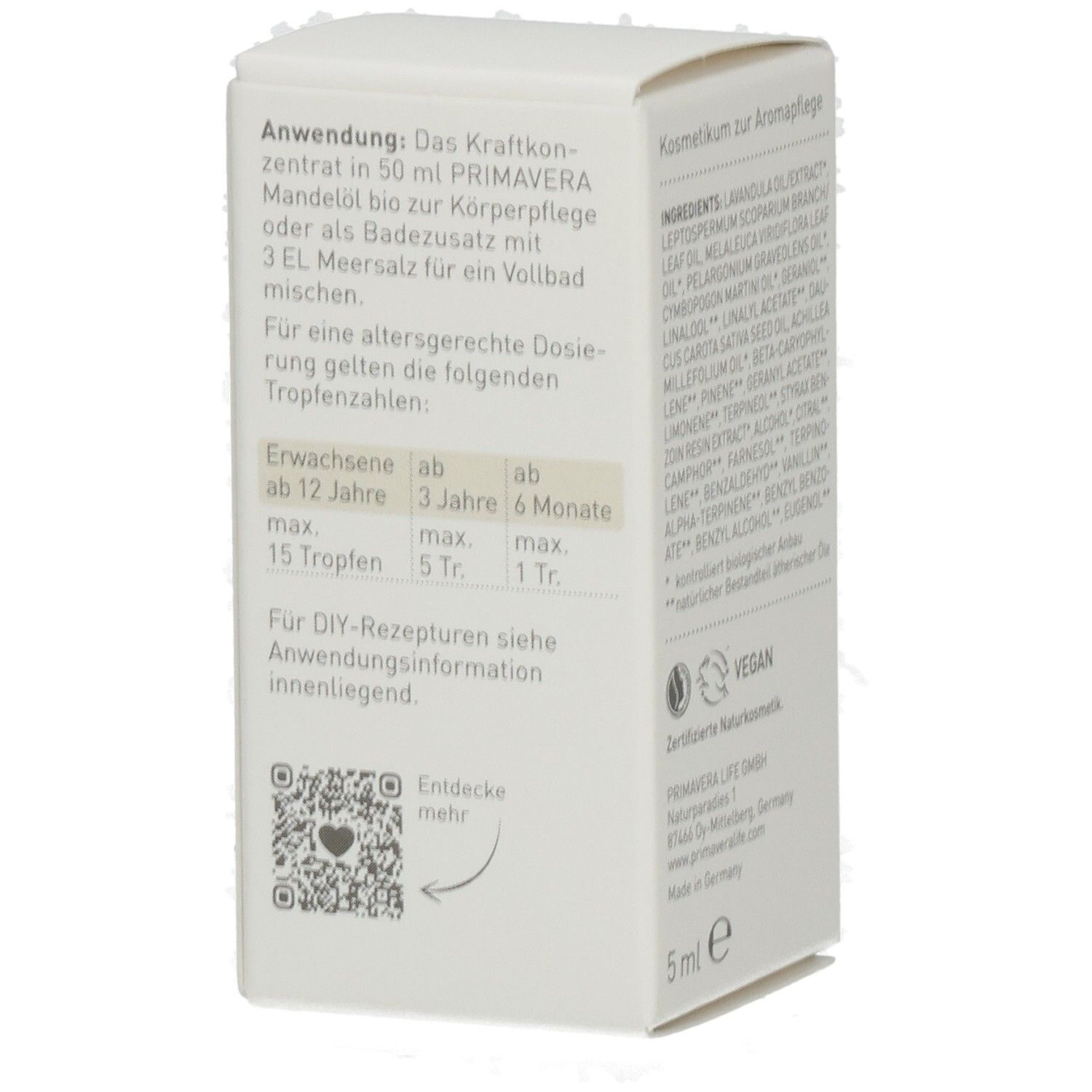 PRIMAVERA® Hautwohl Kraftkonzentrat