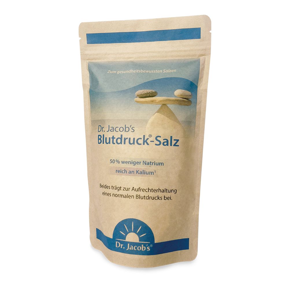 Blutdruck-Salz mit Kalium Dr.Jacob's 500 g Salz
