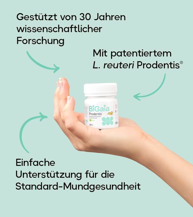 BiGaia Prodentis® Milchsäurebakterien Für den Mund