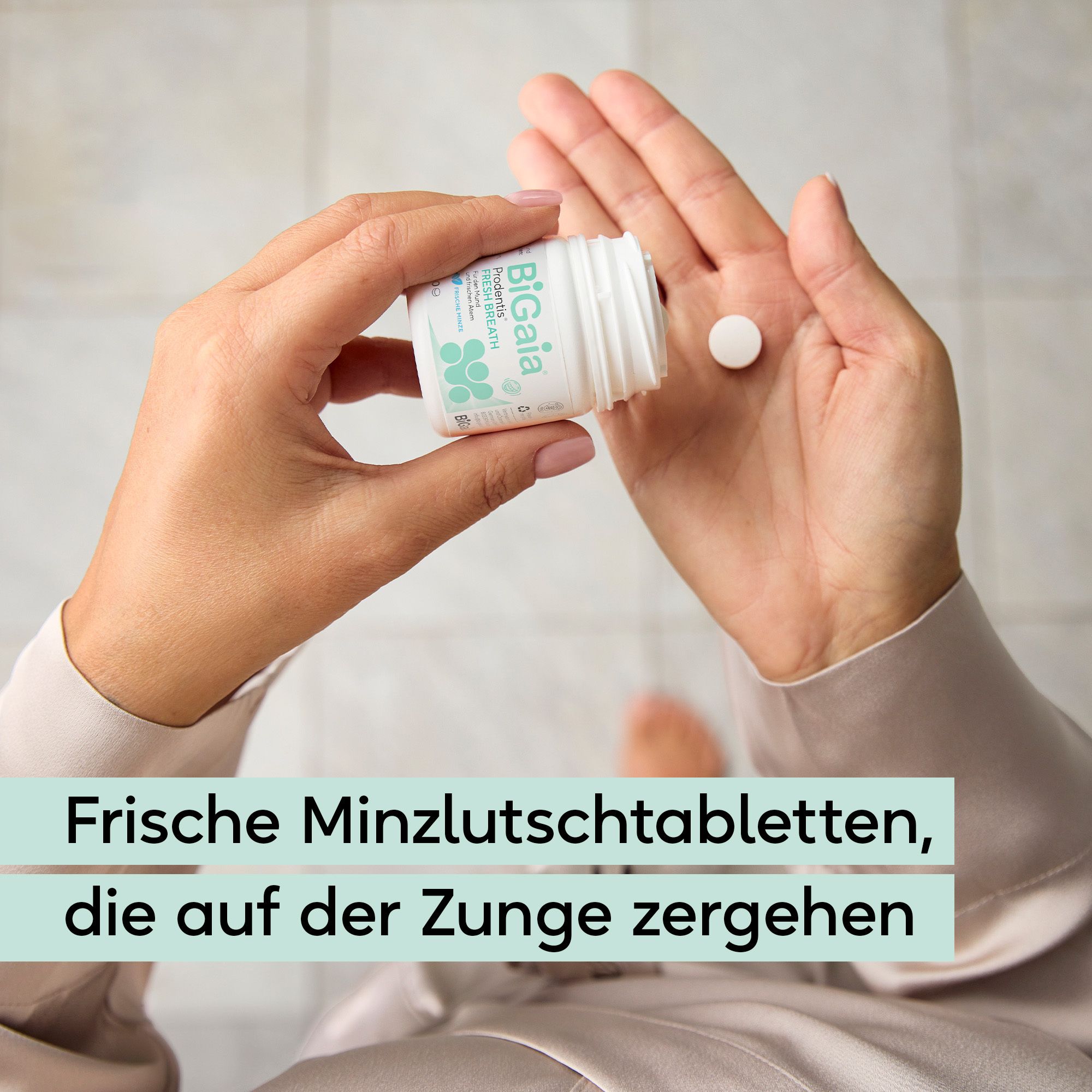 BiGaia Prodentis® Fresh Breath– Probiotische Lutschtabletten Frische Minze