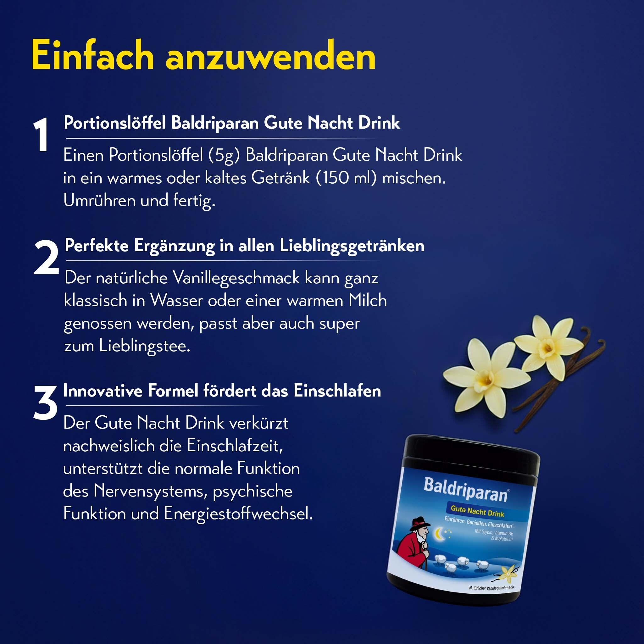 Baldriparan® Gute Nacht Drink