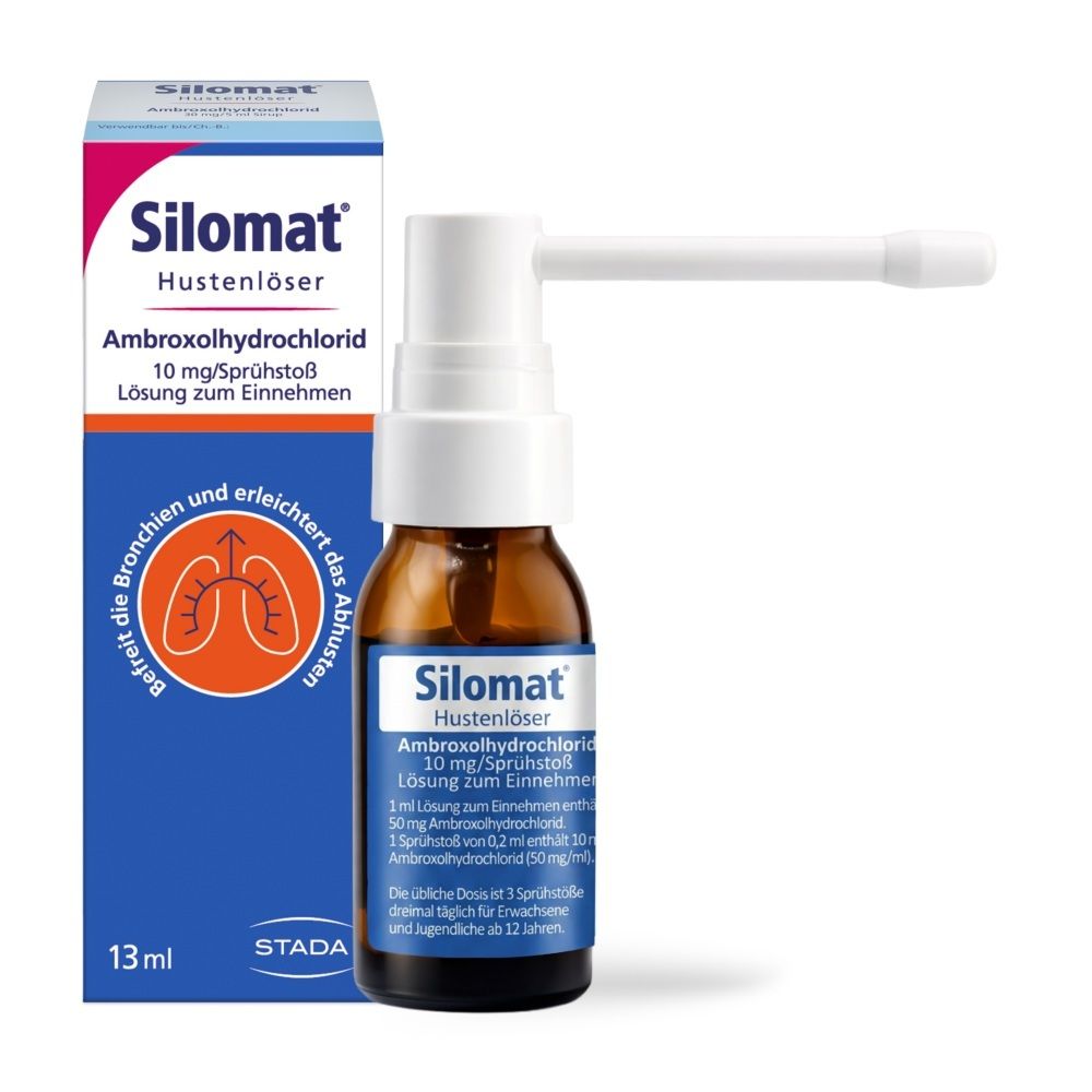 Silomat Hustenlöser Ambroxol 10mg/Sprü.Lsg.z.Einn. 13 ml Lösung zum Einnehmen