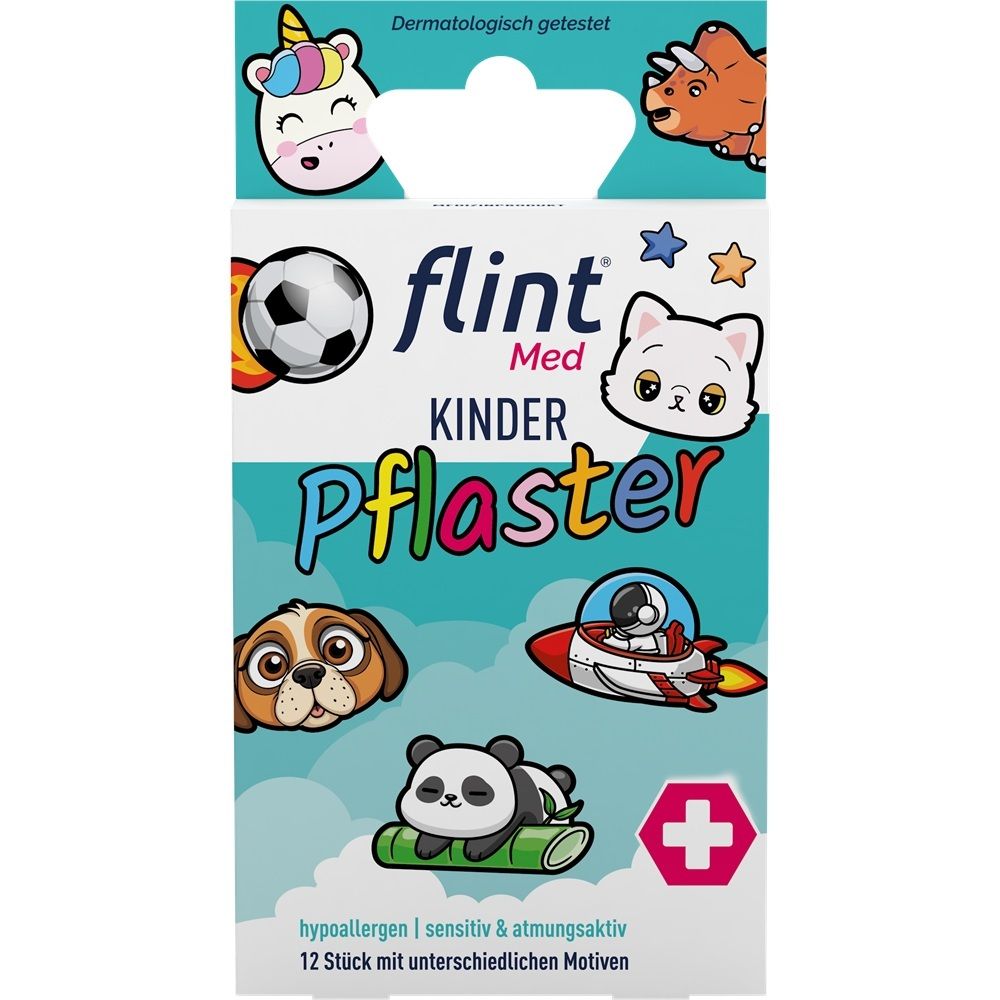 Flint Med Kinder Pflaster 13x22mm hypoallerg.sens. 12 St