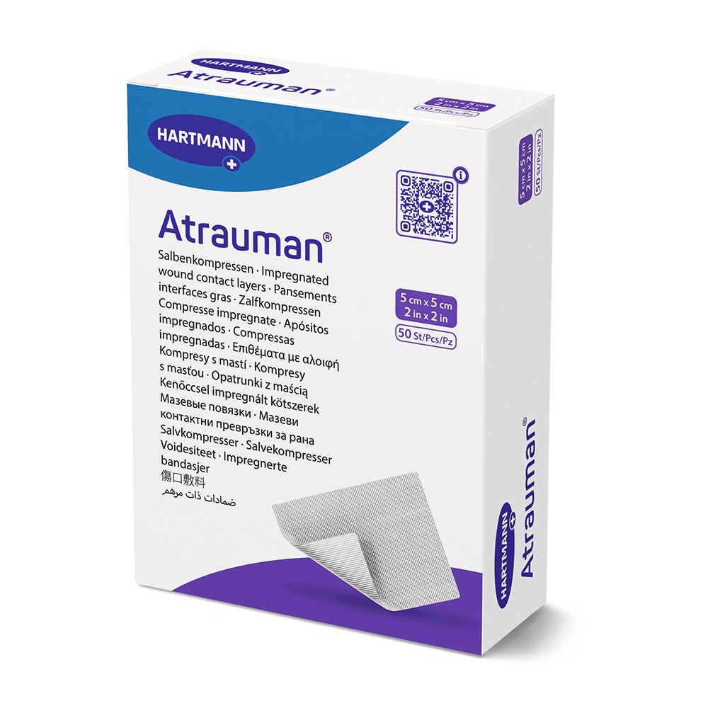 Atrauman 5x5 cm steril Kompressen 50 St