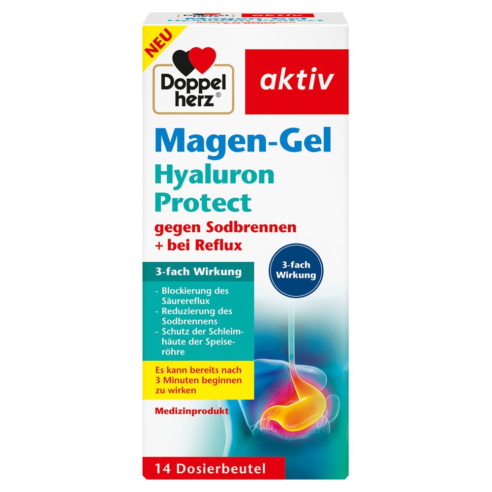 Doppelherz Magen-Gel Hyaluron Protect Dosierbtl. 14x10 ml Gel