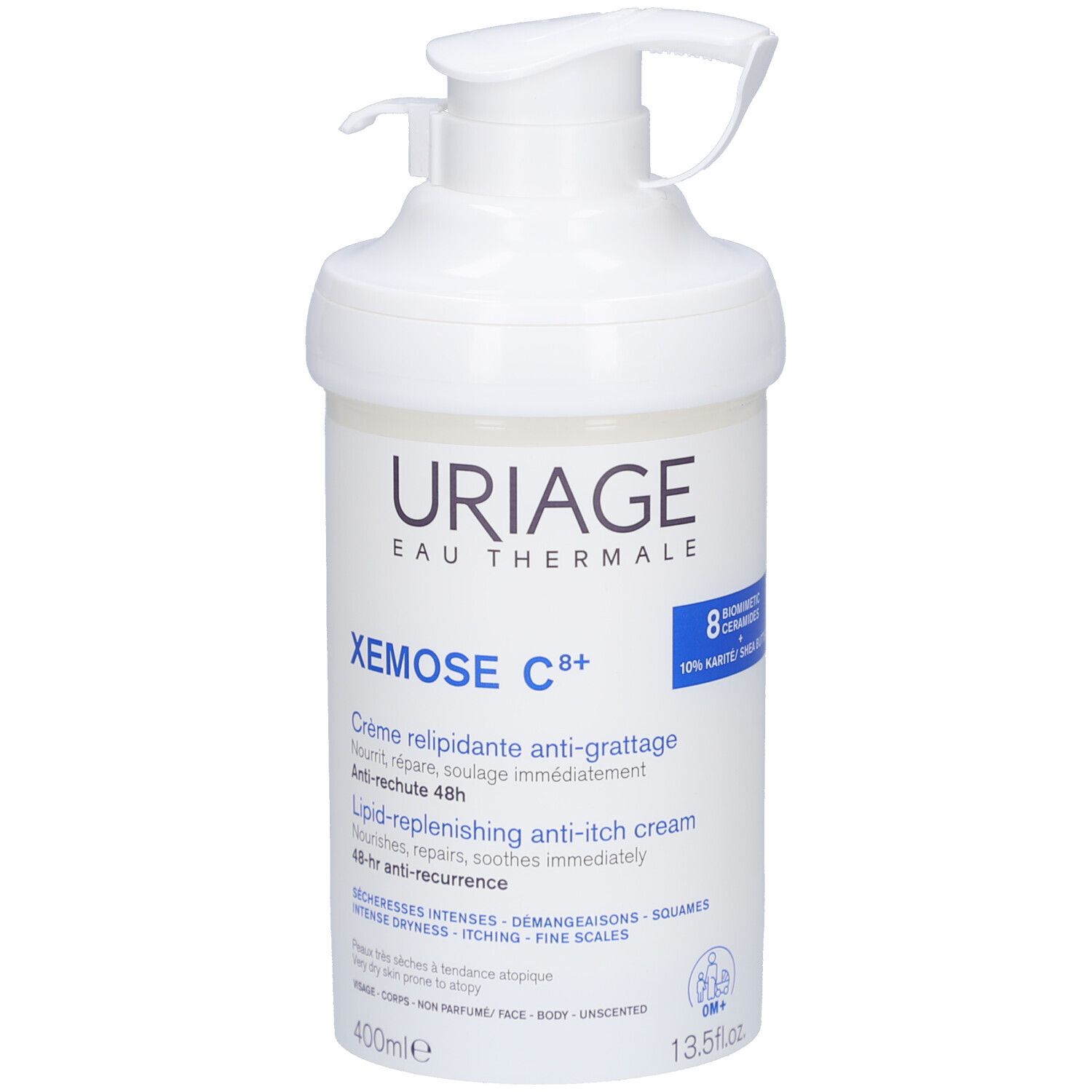 Uriage Xemose C8+ Lipidaufbau-Creme 400 ml Creme