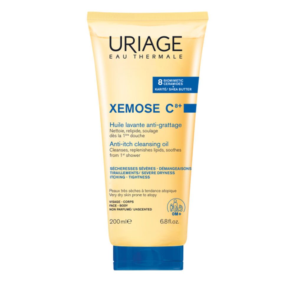 Uriage Xemose C8+ Duschöl seifenfrei 200 ml Öl