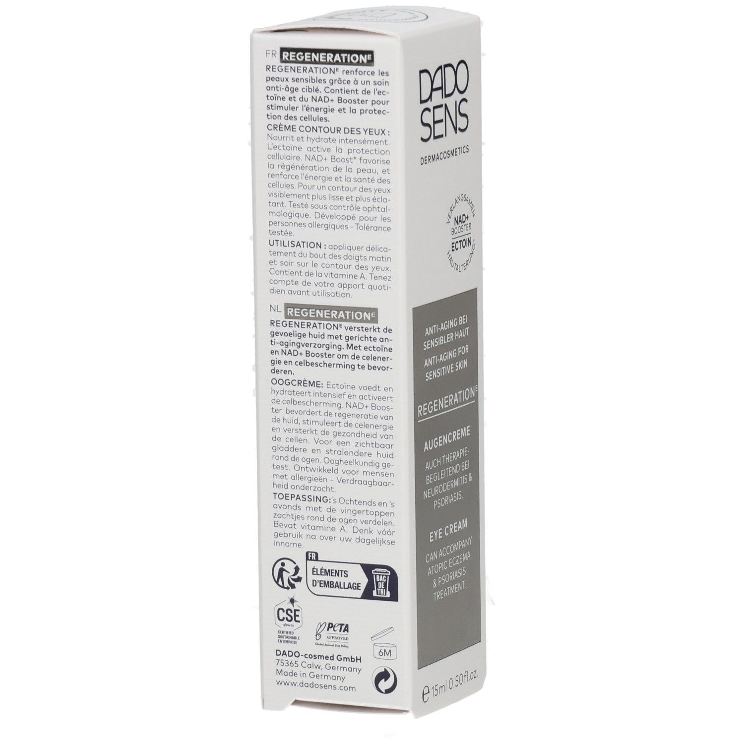 DADOSENS Regeneration E Augencreme