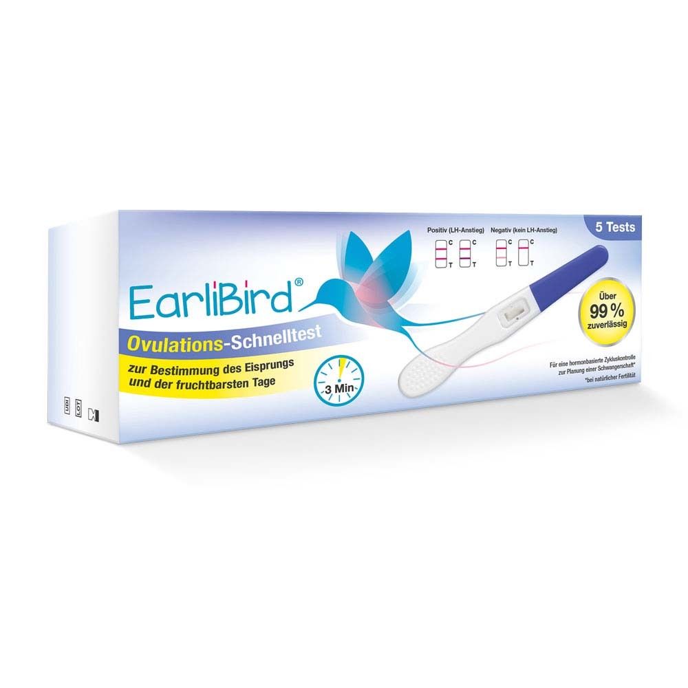Earlibird Ovulationstest 5 St Teststreifen