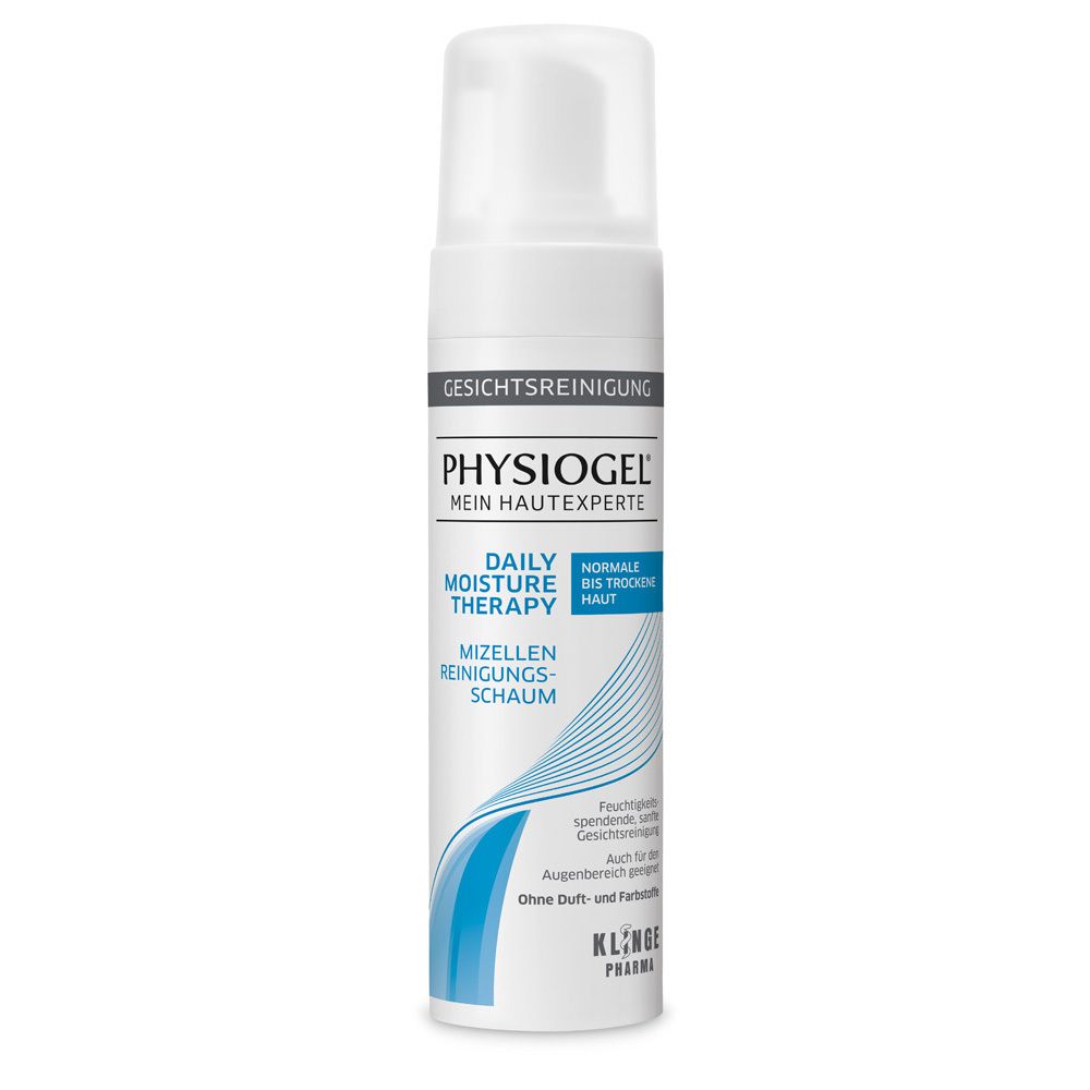 PHYSIOGEL® Mizellen Reinigungs-Schaum Flasche mit Pumpspender.