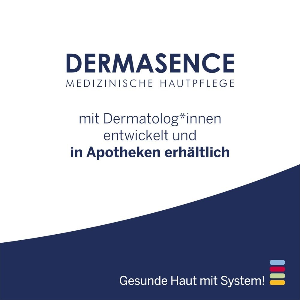DERMASENCE Medizinische Hautpflege, entwickelt mit Dermatologen, erhältlich in Apotheken.