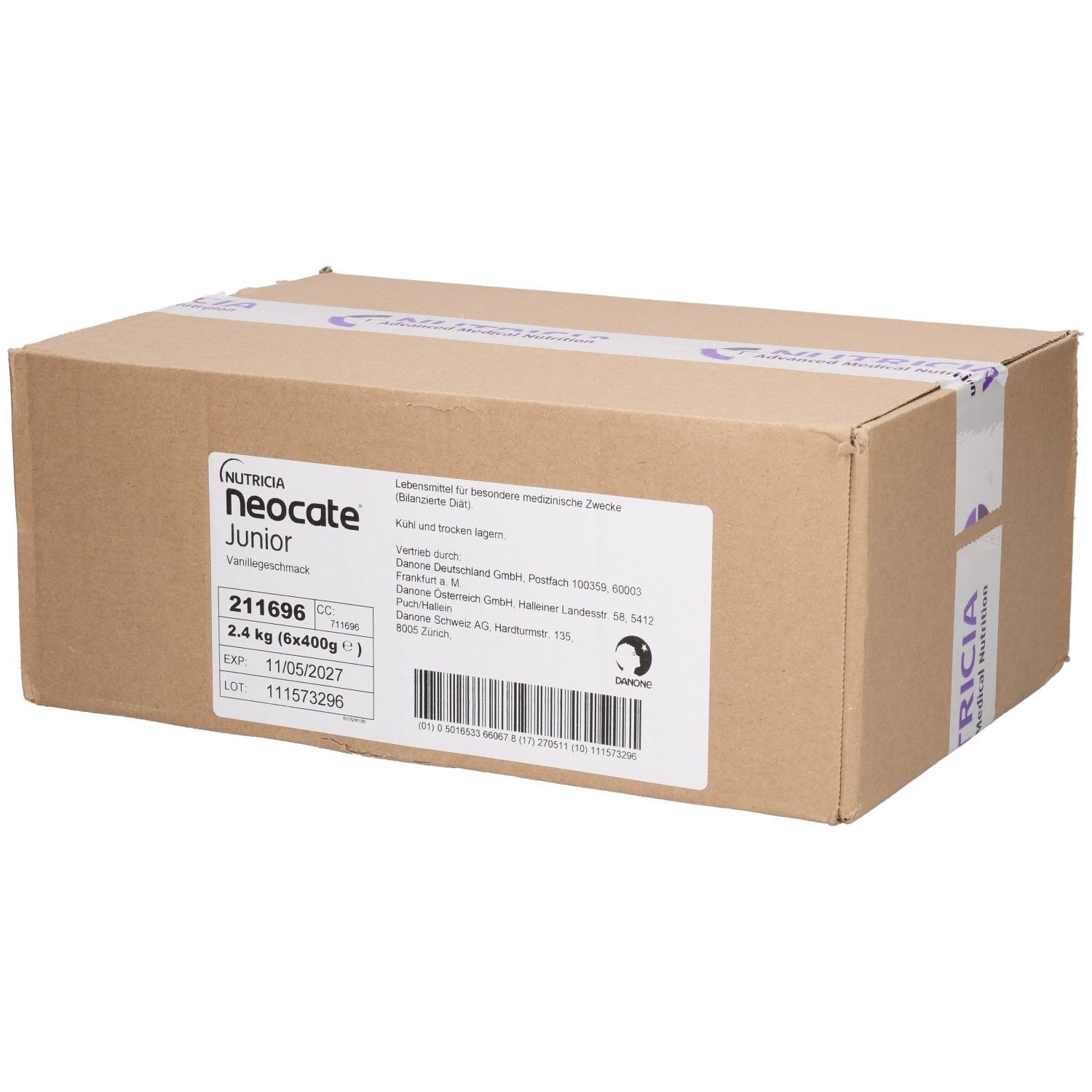 Neocate Junior Pulver Vanille 6x400 g
