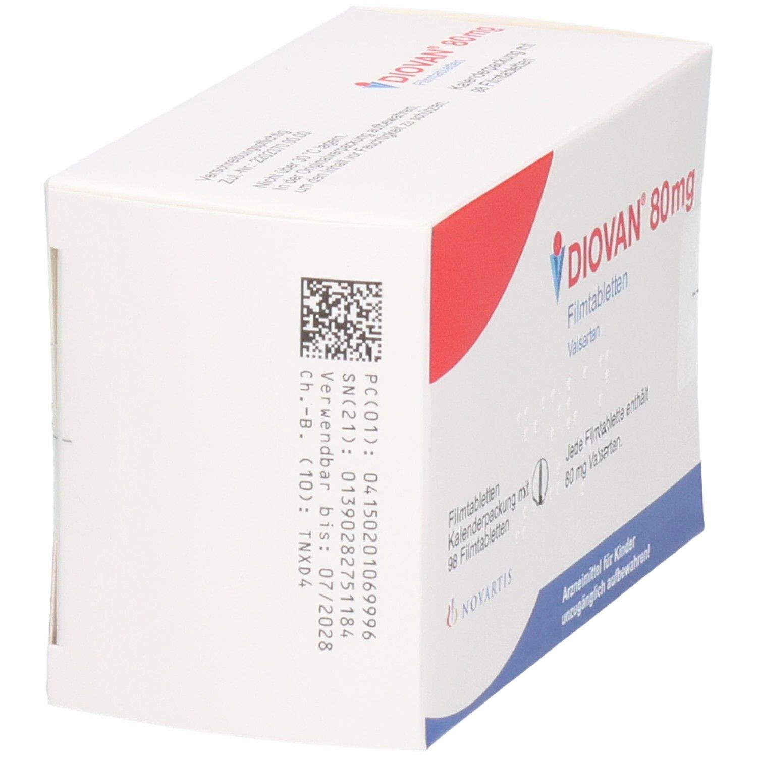 DIOVAN 80 mg Filmtabletten