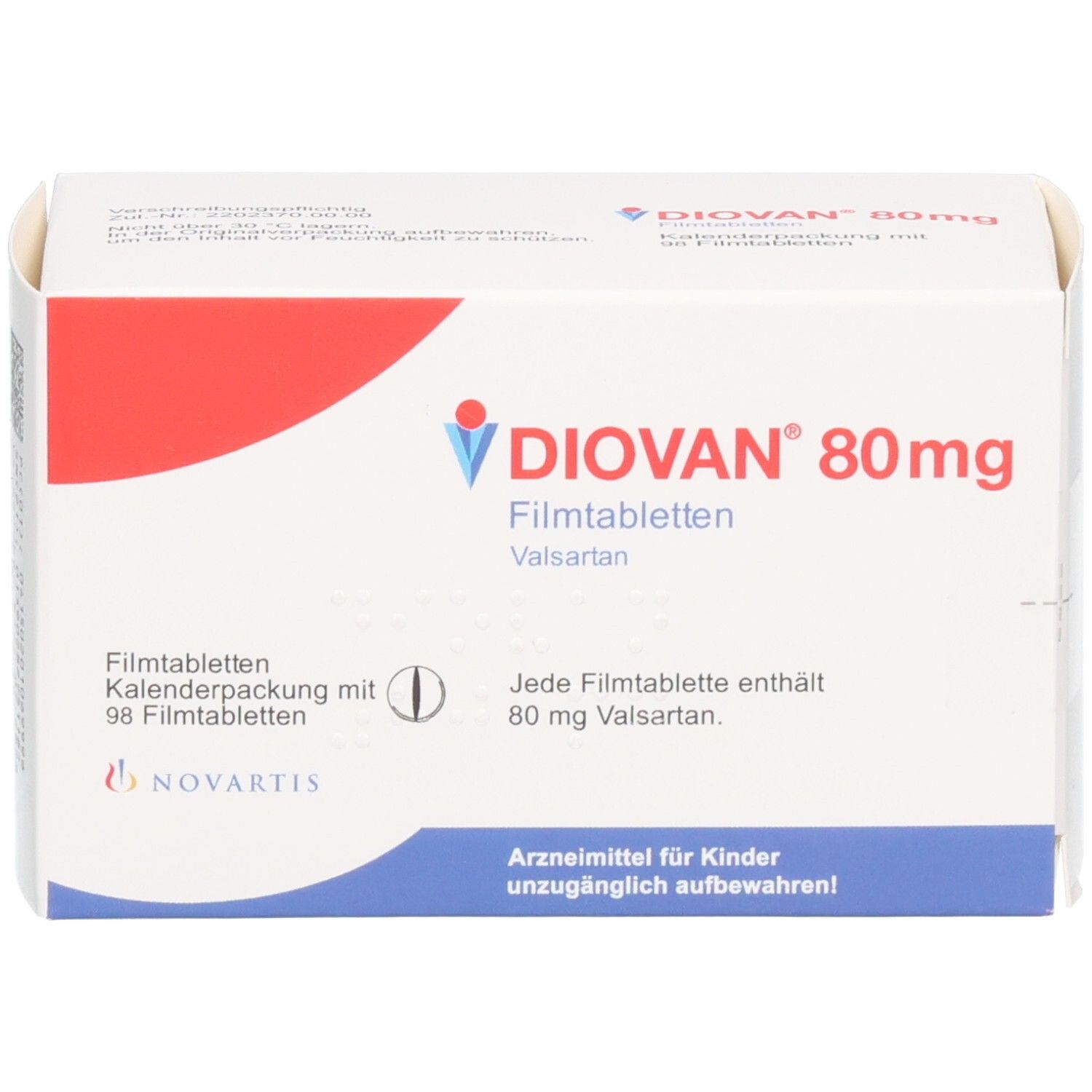 DIOVAN 80 mg Filmtabletten
