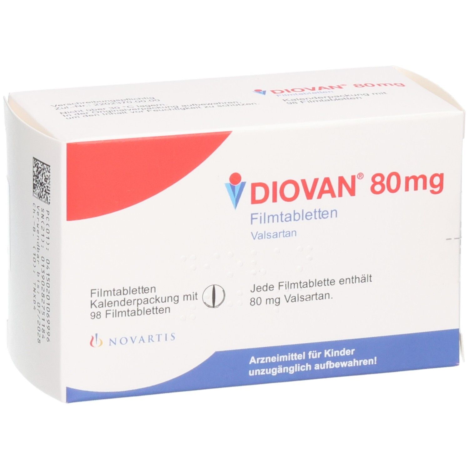 DIOVAN 80 mg Filmtabletten