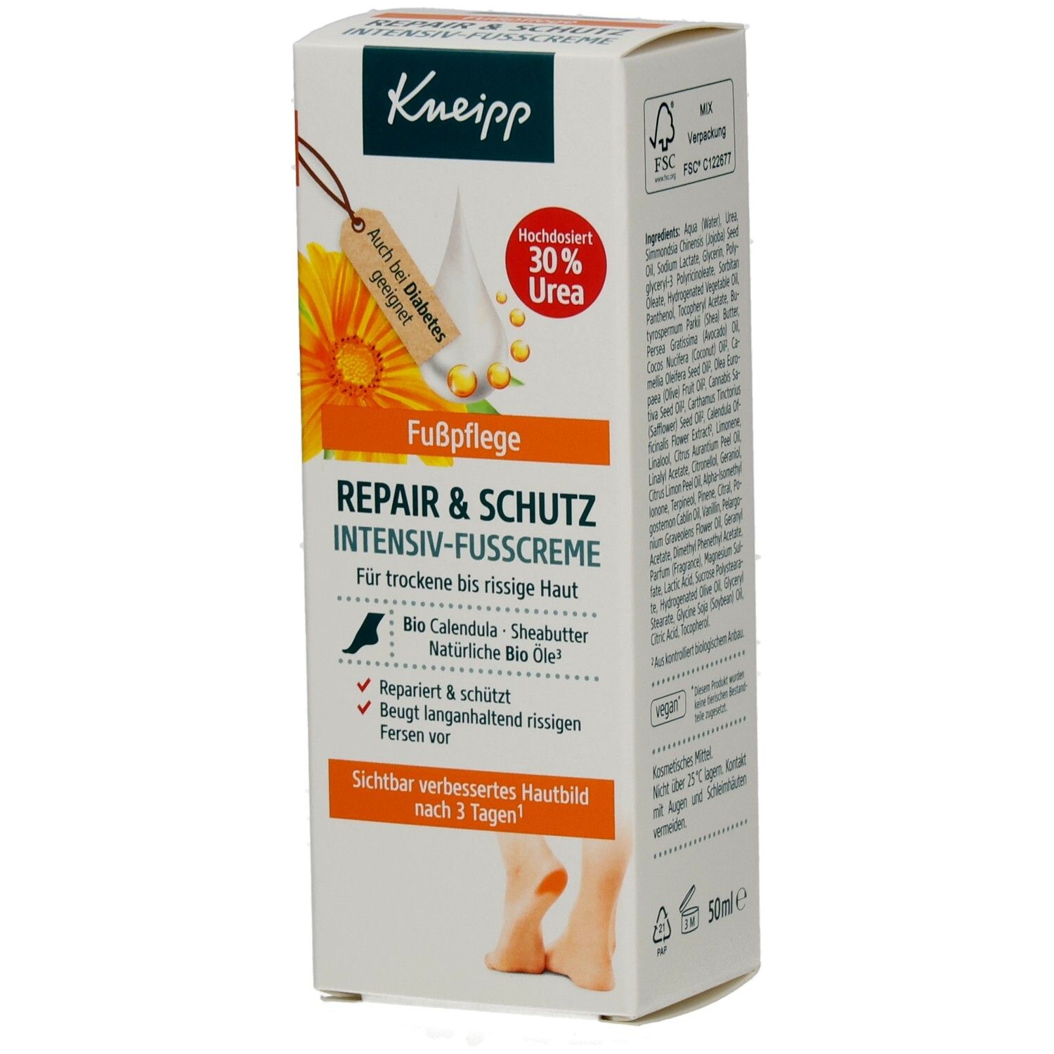 Kneipp Repair & Schutz Intensiv Fußcreme 50 ml Creme