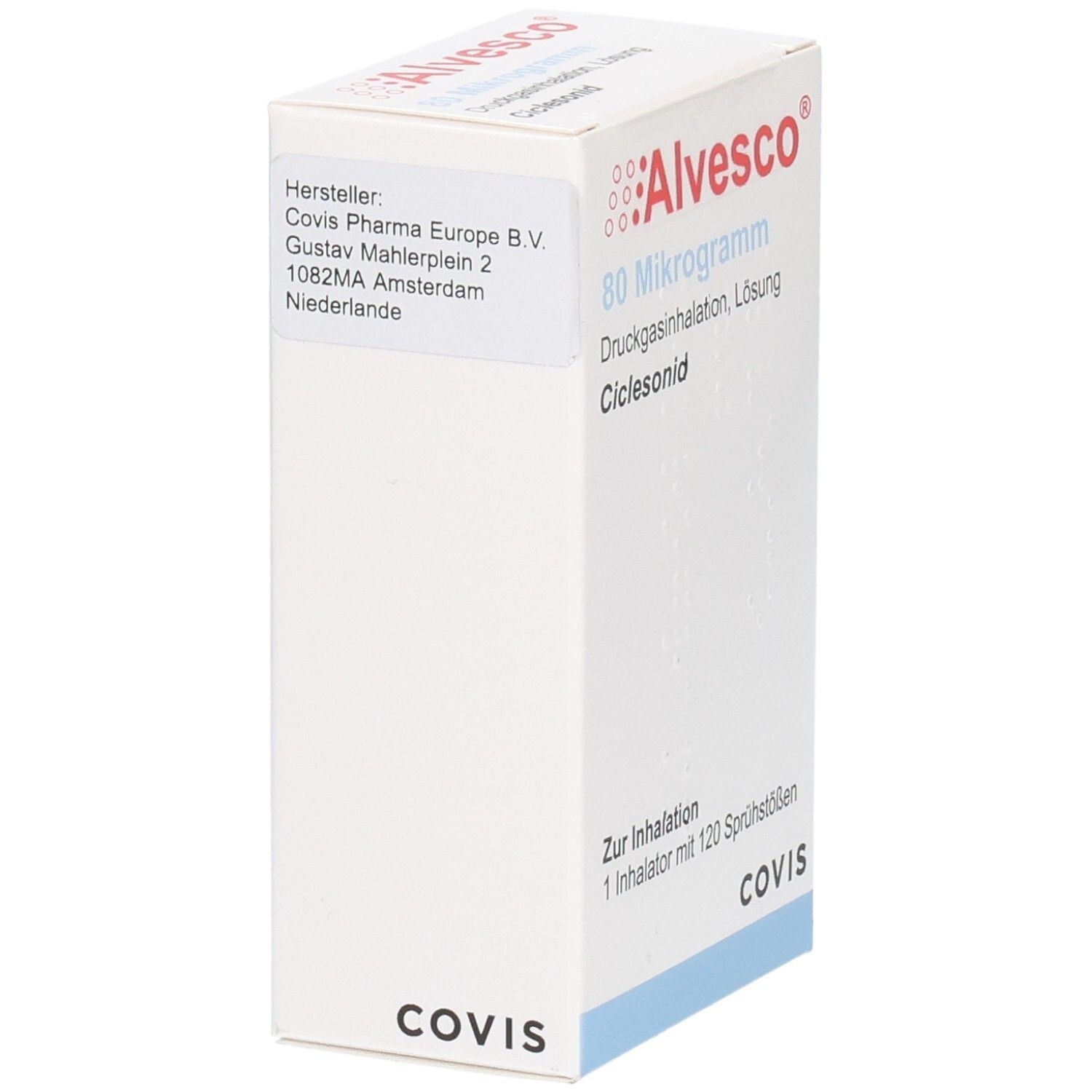 ALVESCO 80 µg 120 Hub Druckgasinhalation