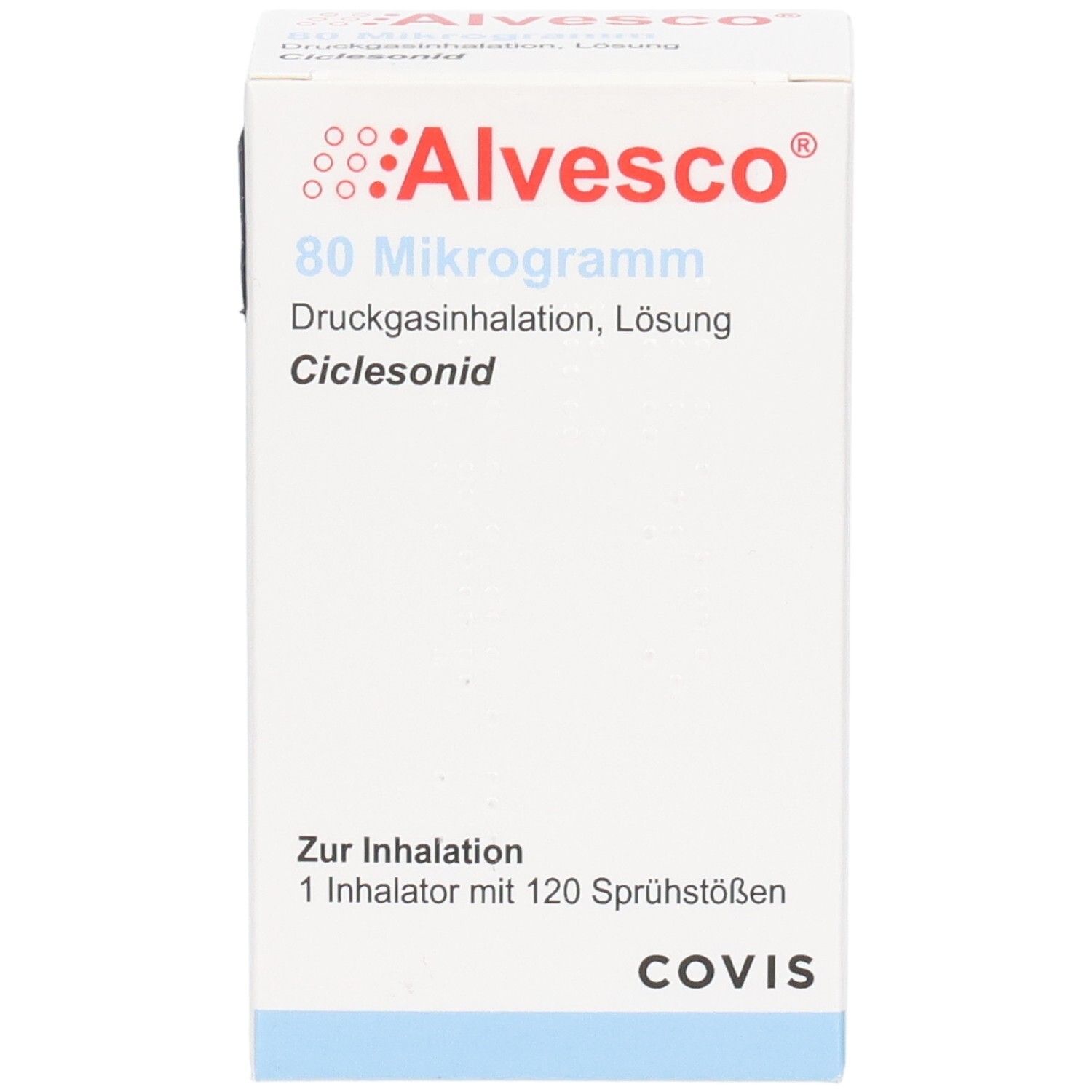 ALVESCO 80 µg 120 Hub Druckgasinhalation