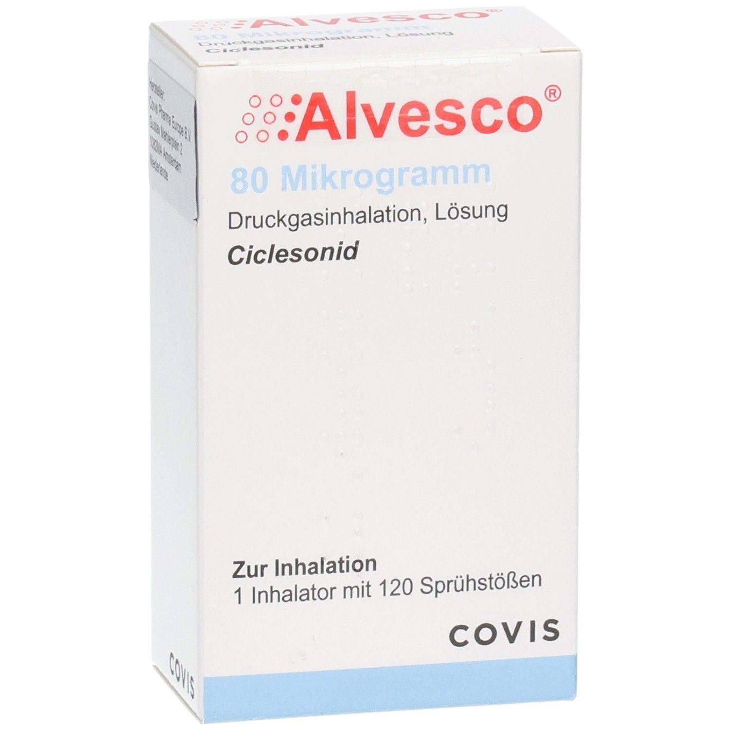 ALVESCO 80 µg 120 Hub Druckgasinhalation