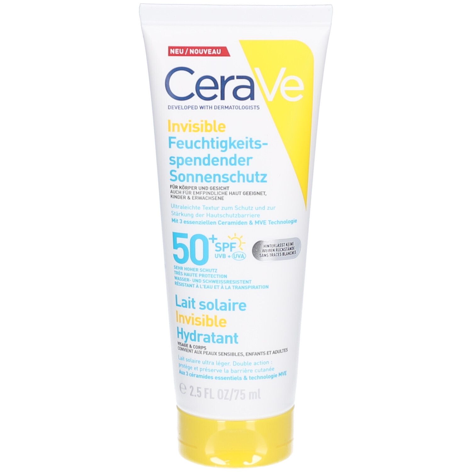 Cerave Sonnenschutz Körper feuchtigkeitssp.SPF 50+ 75 ml Lotion