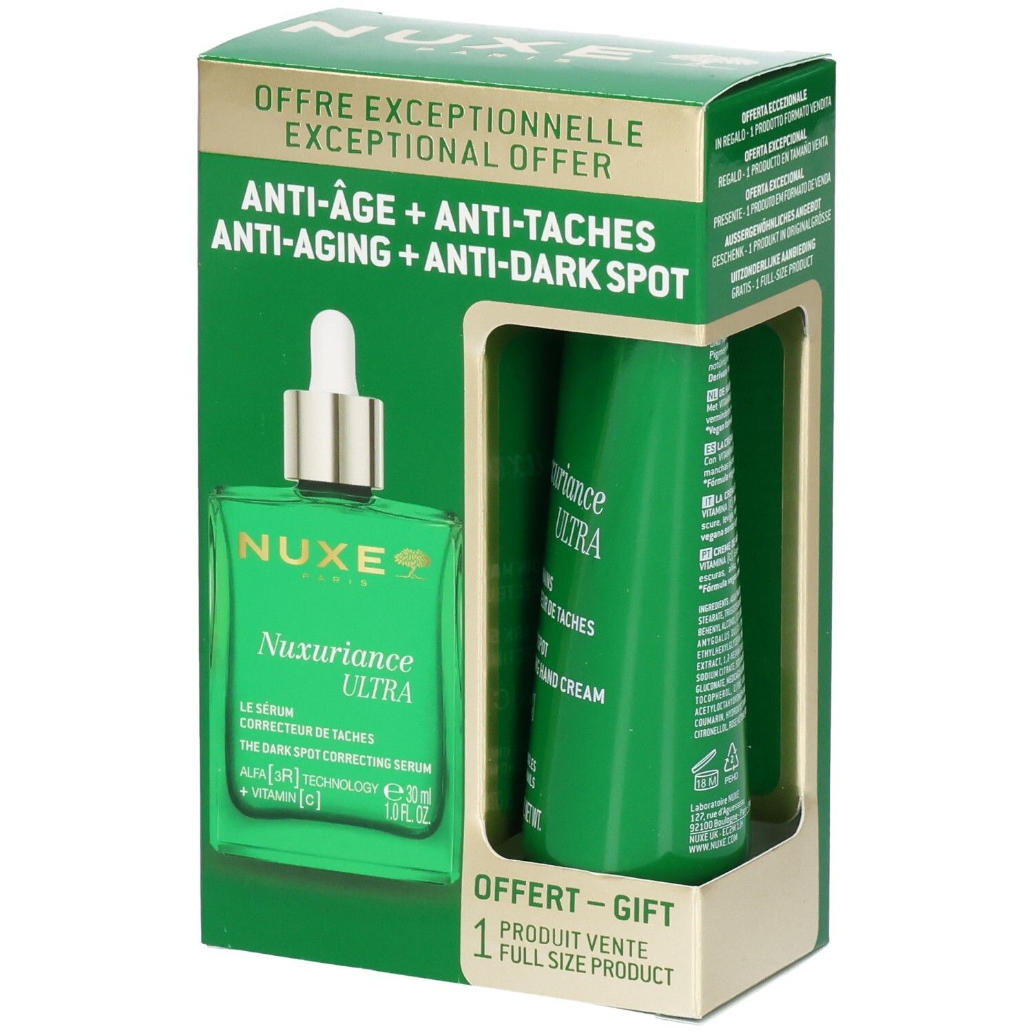 Nuxe Set Nuxuriance Ultra Serum+Handcreme 1 St Kombipackung