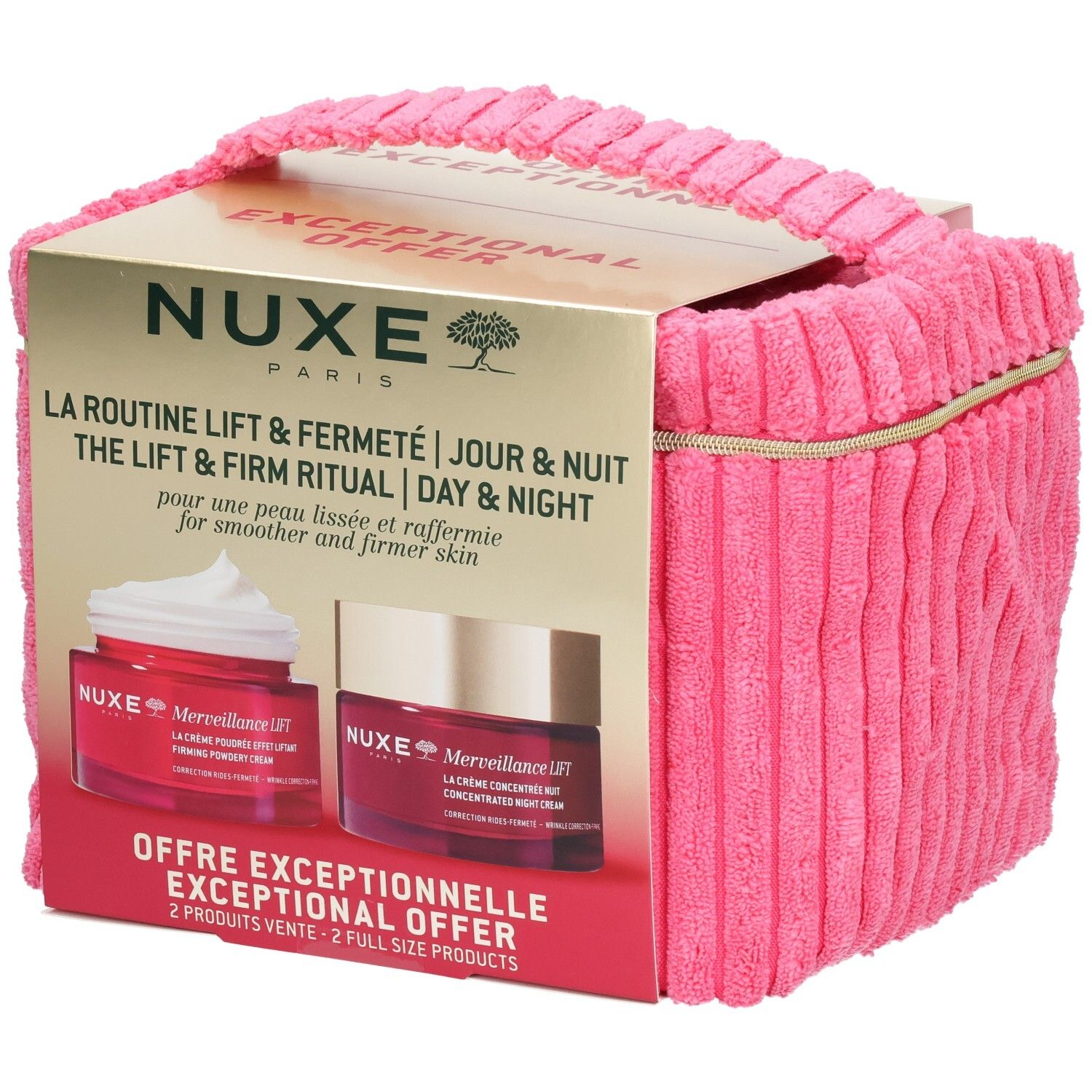 Nuxe Set Merveillance Lift Tages- u.Nachtcreme 1 St Kombipackung