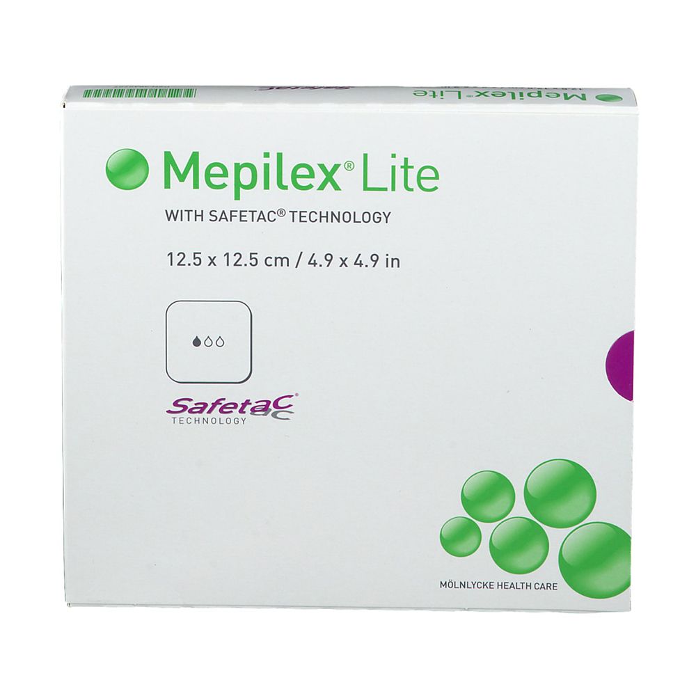Mepilex Lite Schaumverband 12,5x12,5 cm steril 5 St Verband