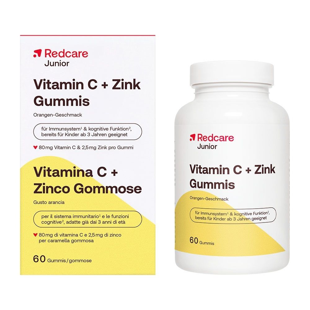 Redcare Junior Vitamin C + Zink Gummis 60 St Bonbons