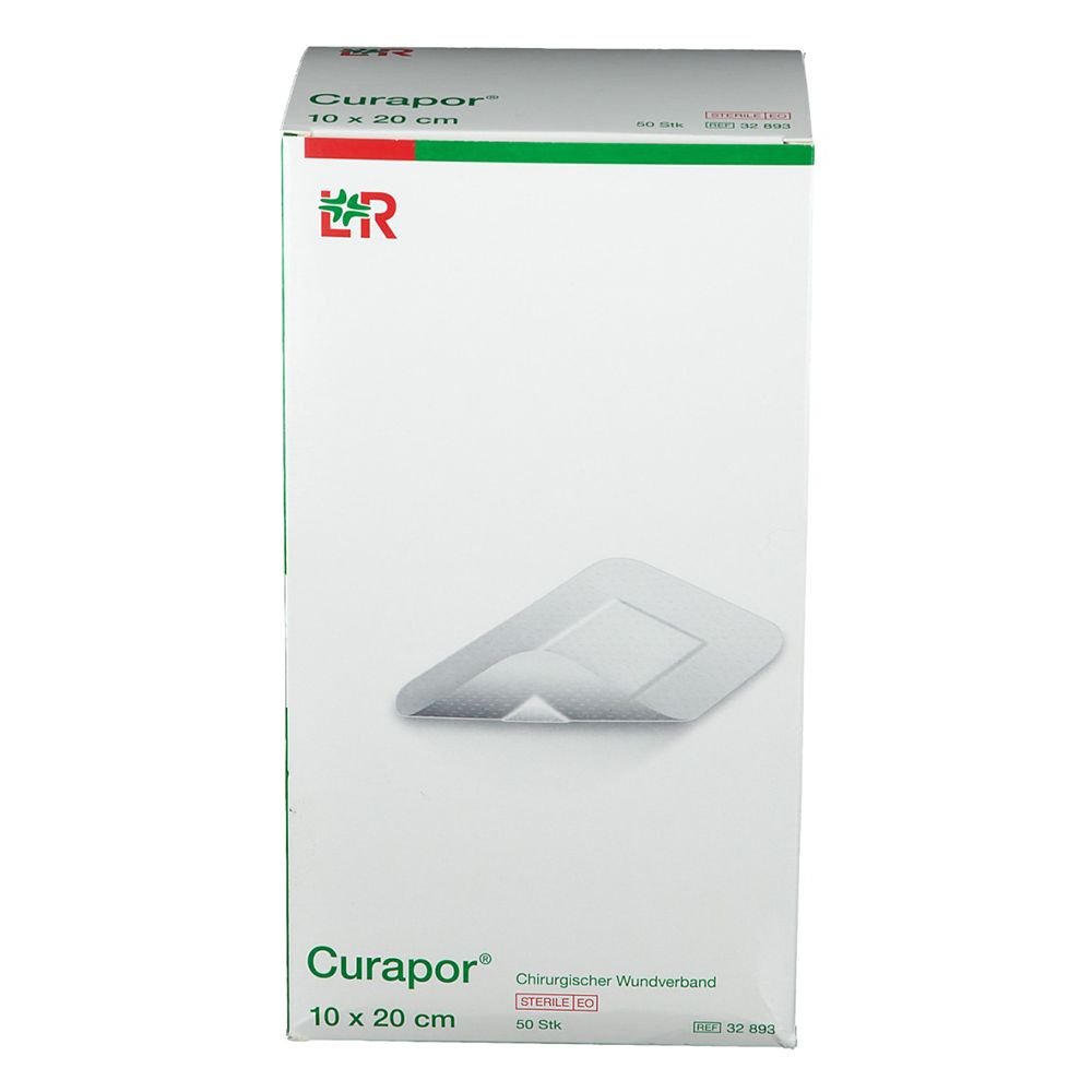 Curapor Wundverband steril chirurgisch 10x20 cm 50 St Pflaster