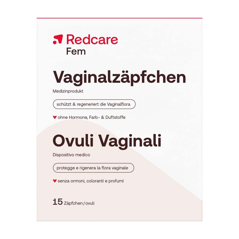 Redcare Fem Vaginalzäpfchen 15 St Vaginalovula