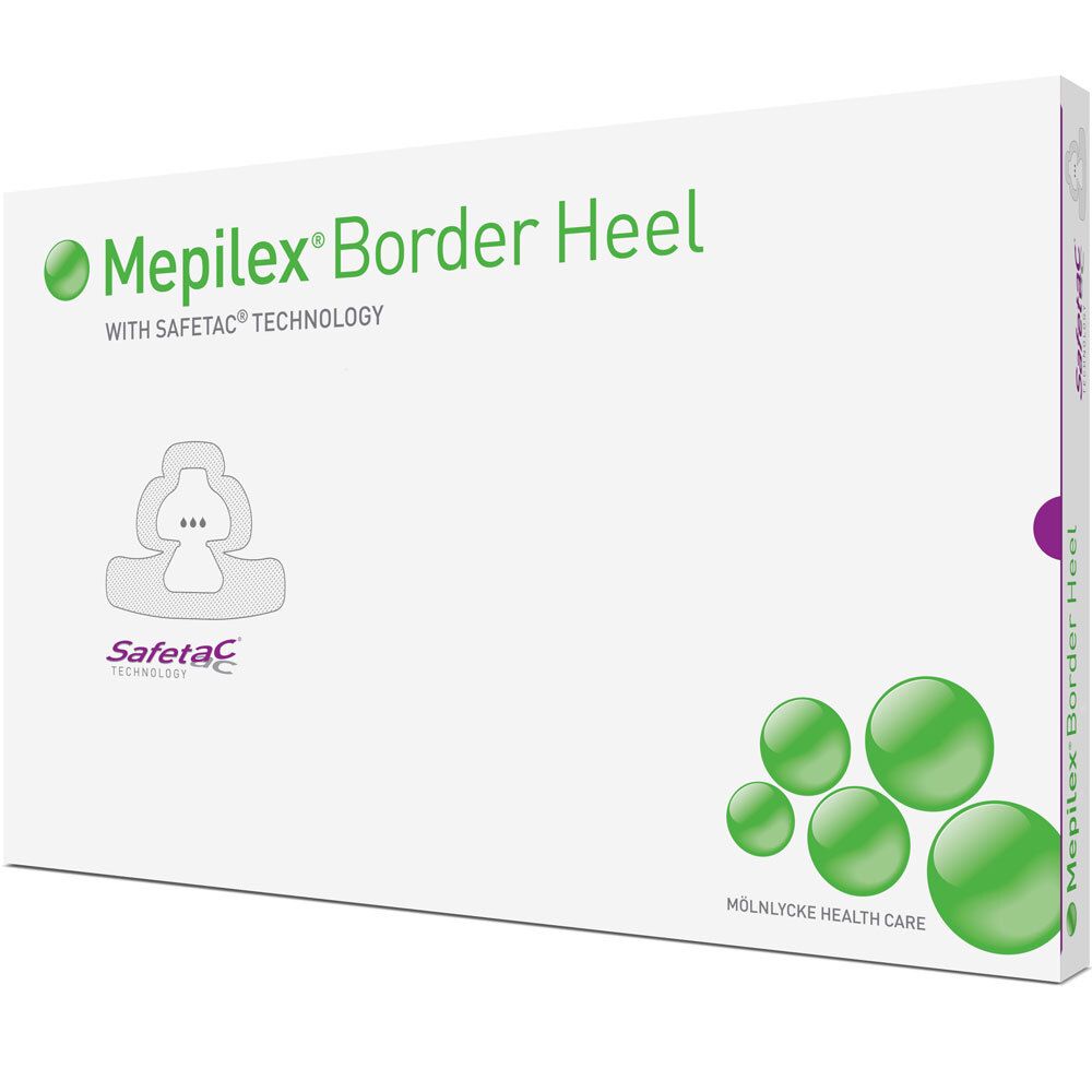 Mepilex Border Heel Fersenverb.haft.22x23 cm ster. 10 St Verband