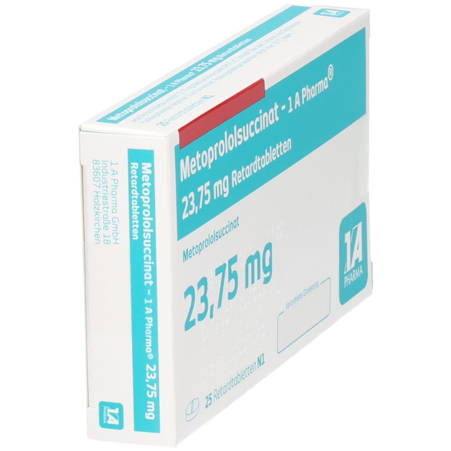 Metoprololsuccinat 23,75 mg Retardtabletten, 25 Stück