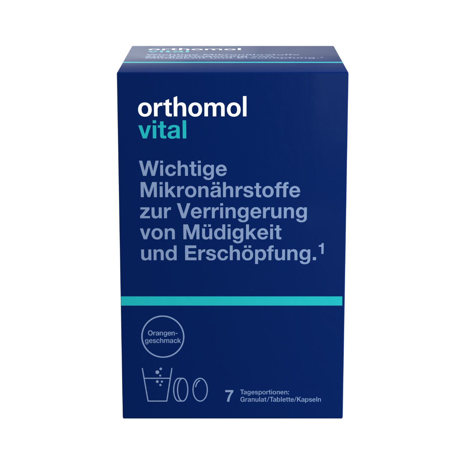 Orthomol Vital Granulat/Tablette/Kapseln Orange 7 St Kombipackung