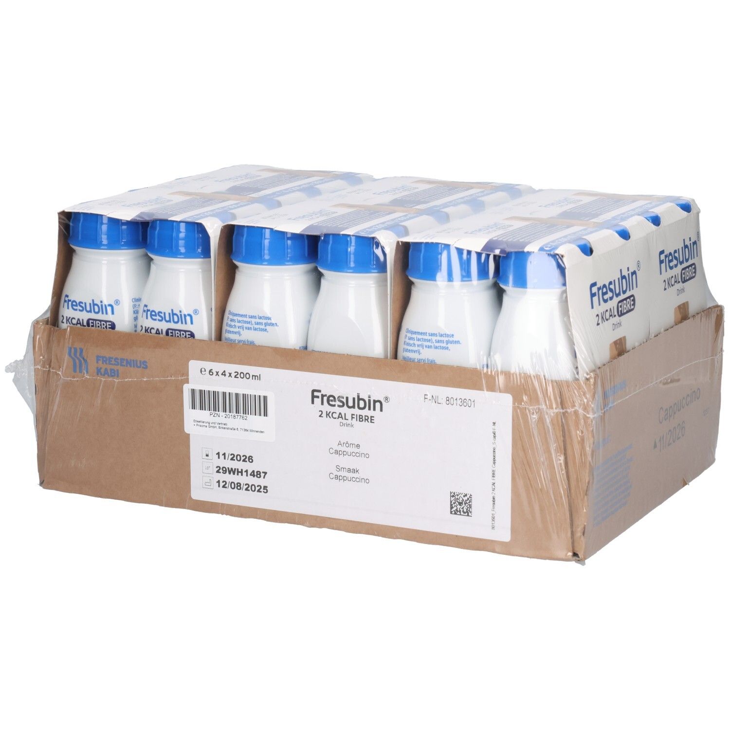 Fresubin 2 kcal Fibre Drink Cappuccino Trinkfl. 24x200 ml Flüssigkeit zum Einnehmen